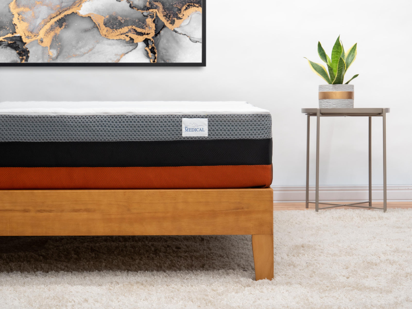 Firm Memory Foam Mattress Rejuvenate™ 2.0 Hybrid Copper