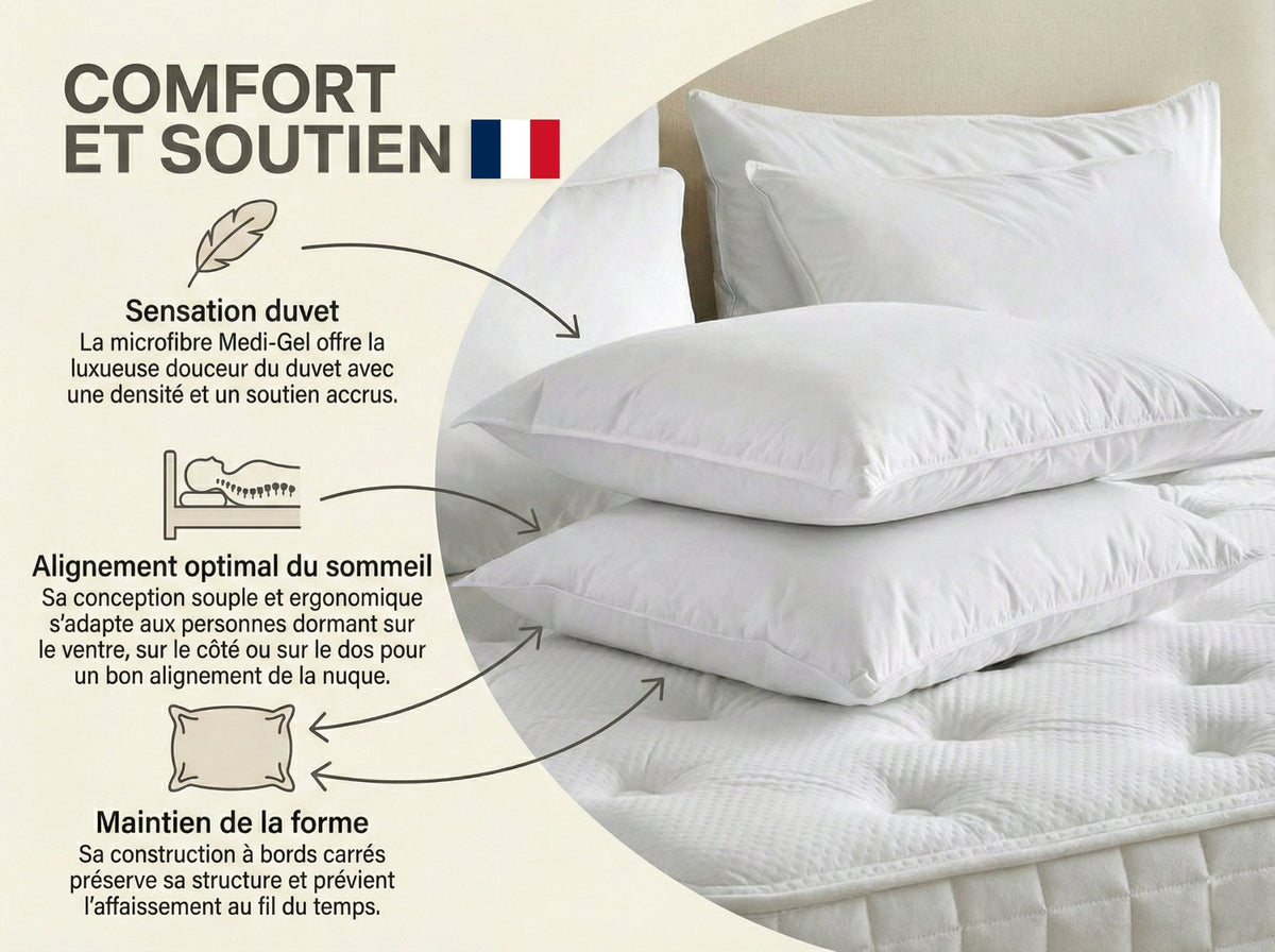 Sleep Serenity Series Dual Pack Pillow