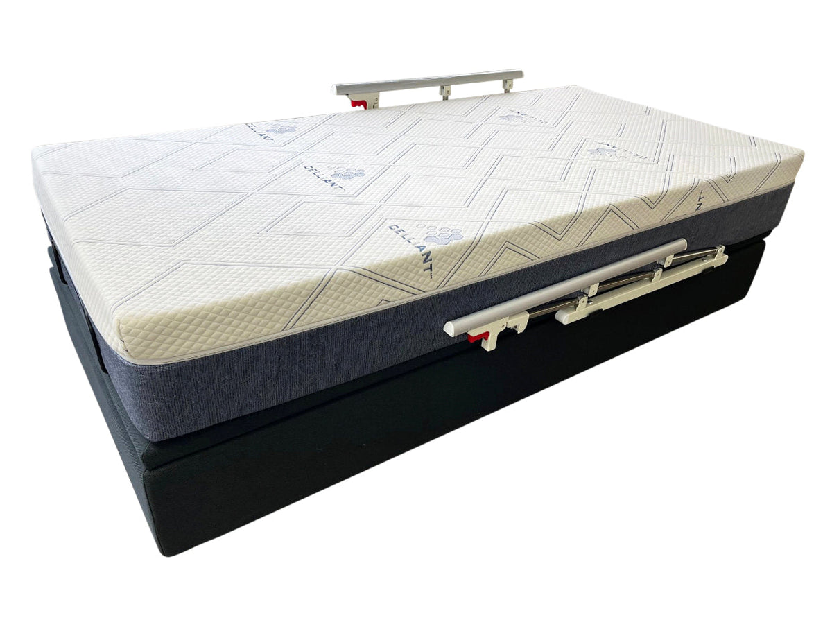 Medical NanoSleep High-Low Adjustable Bed with Safety Rails