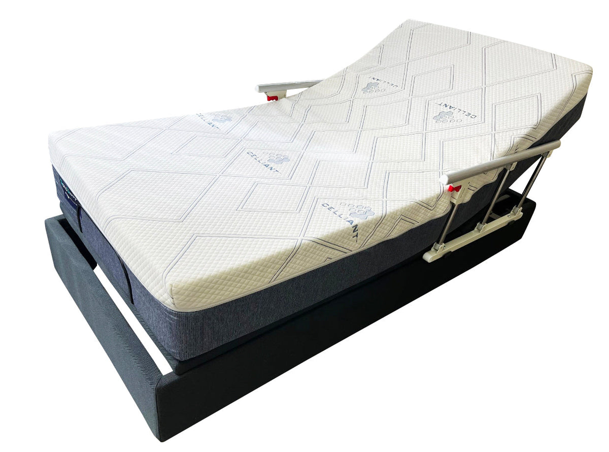 Motion Adjustable Bed with Dual Massage &amp; Wireless Remote