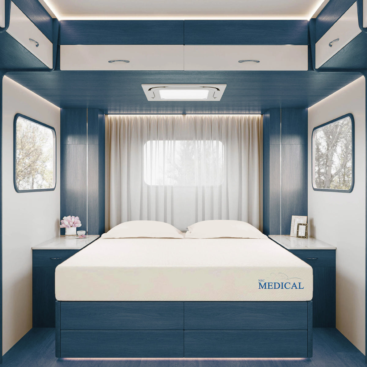 NSC Medical 20.32cm (8 in.) Queen Memory Foam RV Mattress