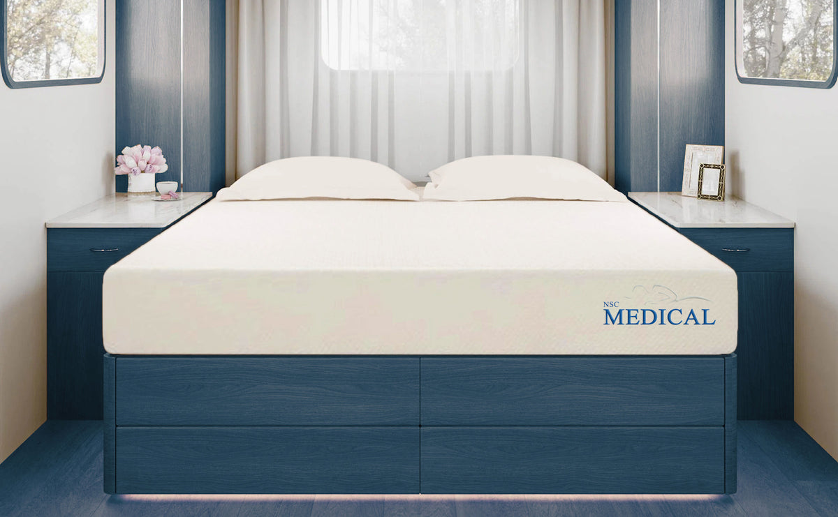 NSC Medical 20.32cm (8 in.) Queen Memory Foam RV Mattress